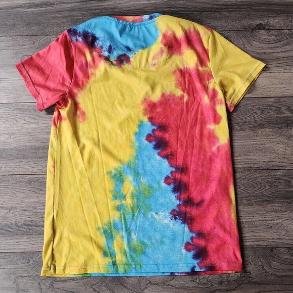 Grateful Dead Bertha Frame Multi Dip Dye Official Merchandise T-shirt Sz S - Picture 3 of 3